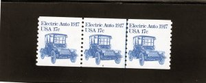 1906 Electric Car, MNH PNC/3 w/line (#6) SCARCE #