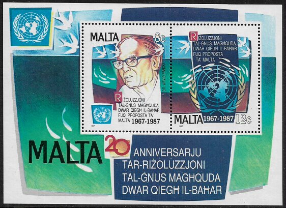 Malta #709 MNH S/Sheet - Marine Resources