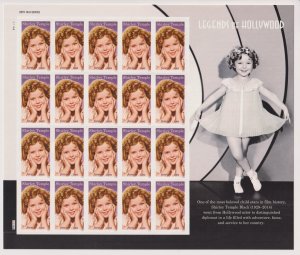 U.S.: Sc #5060, Shirley Temple, Forever Stamps, MNH, Sheet of 20