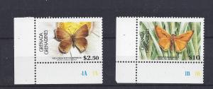 Grenada (Gren.), 678a,680a,Butterflies Perf:121/2x12,**MNH**