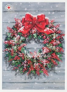 Postal stationery Aland Christmas wreath