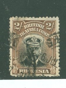 Rhodesia (1890-1923) #132 var  Single