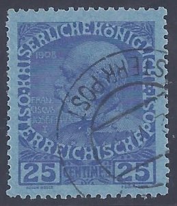 Austria-Officer Abroad scott #22 used VF