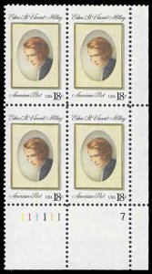 PCBstamps  US #1926 PB 72c(4x18c)Edna St. Vincent Millay, MNH, (PB-4b)