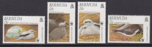 Bermuda 798-801 Birds WWF mnh