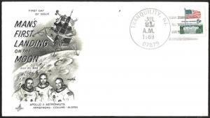 U.S.A. Apollo 11 Moon Landing Space (1969) Commemorative Cover