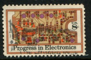 1501 US 8c Progress in Electronics, used