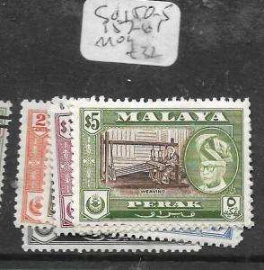 MALAYA PERAK (P0612B) SG 150-5, 157-161  MOG