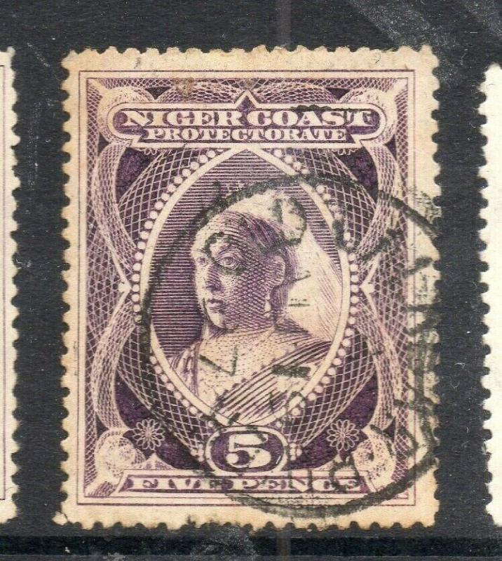 Niger Coast 1894-97 Early Issue Fine Used 5d. 303820