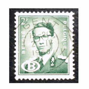 BELGIUM OFFICIAL STAMP 1954. SCOTT # O58. USED.