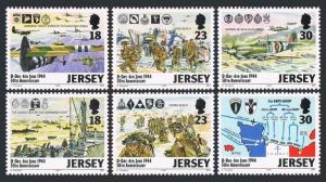 Jersey 670-675, 675b Volet, Mnh.michel 654-659, Hb 12. Jour J, 50th Ann.1994