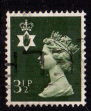 Northern Ireland - #NIMH3 Machin Queen Elizabeth II - Used