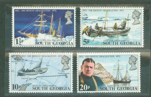 South Georgia #31-34  Single (Complete Set)