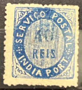 Portuguese India 1871 SC 12/Mun 10 Mint