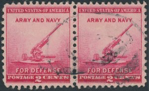 US 900 National Defense Issue; Used pair -- See details and scan