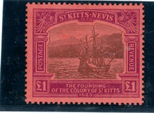 St Kitts & Nevis #64 (SG #60) Very Fine Mint Lightly Hinged **With Certificate**