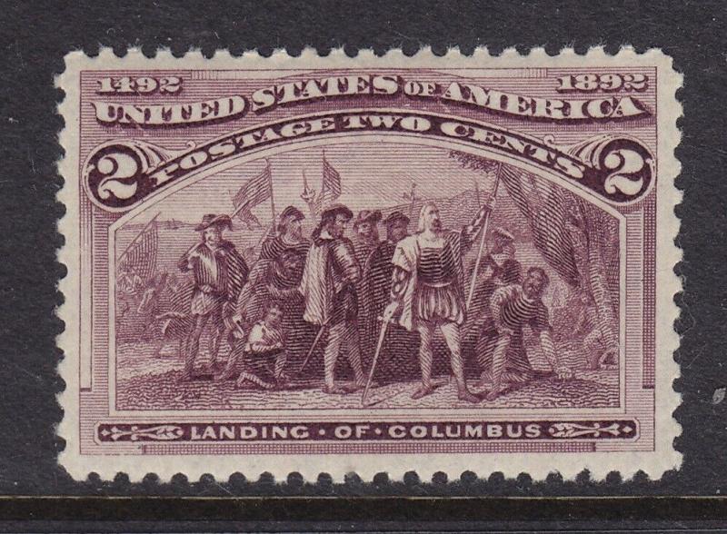 231 VF-XF OG mint never hinged with nice color cv $ 45 ! see pic !