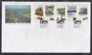 Canada Scott 1489a FDC - Canada's River Heritage