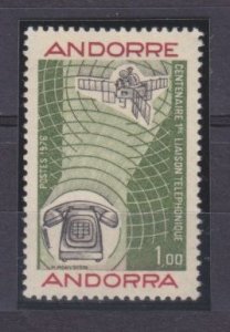 1976 Andorra fr 273 Satellites / 100 years of telephone