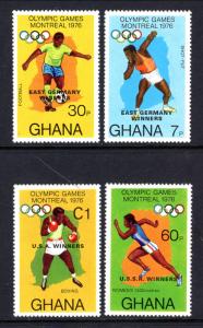 Ghana 583-586 Olympics MNH VF