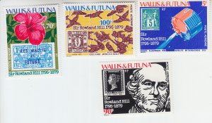 1979 Wallis & Futuna Is - Rowland HIll (Scott C90-93) MNH