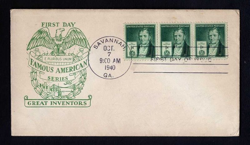# 889 to 893 First Day Covers with various cachets dated 1940 - # 3