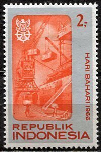 Indonesia: 1966; Sc. # 692, MH Single Stamp