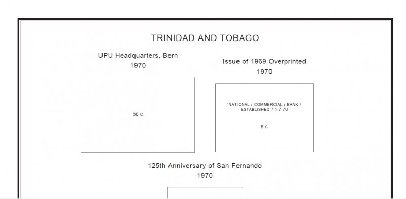 TRINIDAD AND TOBAGO STAMP ALBUM PAGES 1913-2010 (147 PDF digital pages)