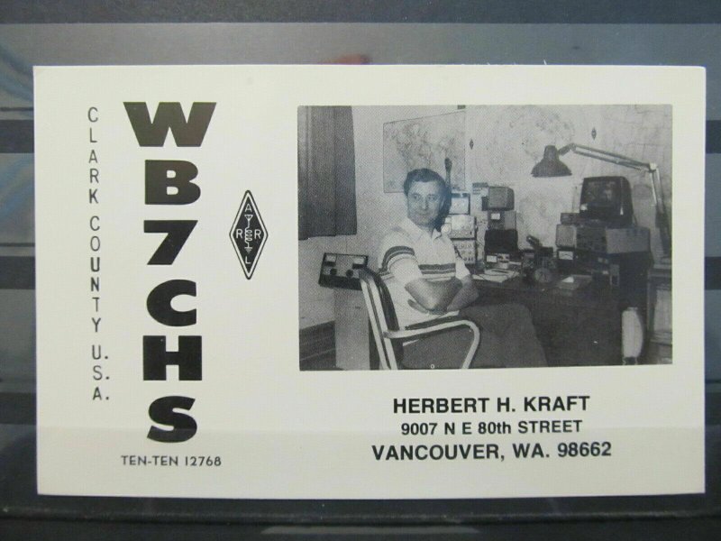 4146 QSL Card Vancouver Canada 1980