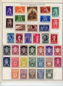 Belgium Mint Stamp Collection on Minkus Pages