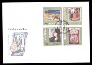 Moldova 2002 Paintings FDC