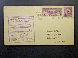 US 1932 USS Akron Training Flight Cover - Z4766