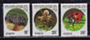 Congo 1075-7 Insects Mint NH