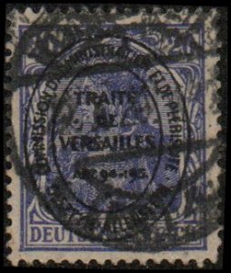 Allenstein 19 - Used - 20pf Germania, Treaty of Versailles Ovpt (1920)(cv $1.50)