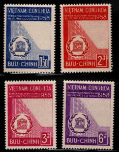 South Viet-Nam Scott 92-95 MNH** Unesco set