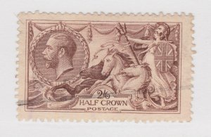 GREAT BRITAIN # 179 used Ideal Postmark VERY FINE Seahorse issue