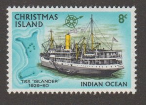 Christmas Island 46 Ship - MNH