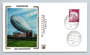 1976 Hindenburg 40th Anniv - 68-Frankfurt to Lakehurst - Flight # 9 - F7944