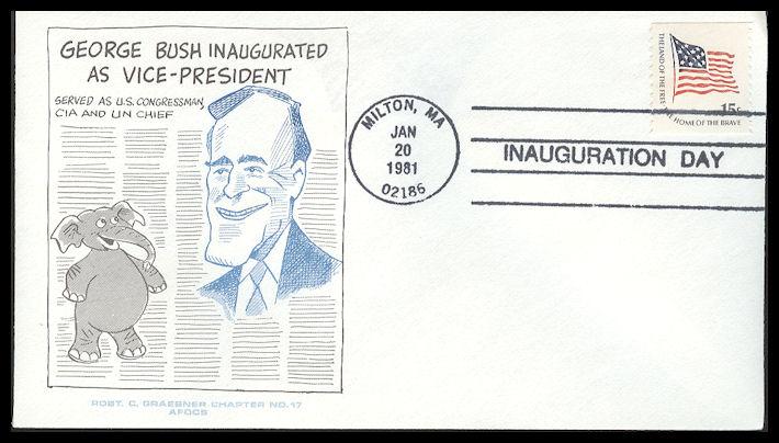 George Bush 1981 Graebner Inauguration Cover