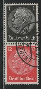 Germany Scott # 415, 422, used, se-tenant, Mi# S147