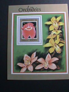 BENIN-1999- COLORFUL BEAUTIFUL LOVELY ORCHID FLOWER MNH S/S SHEET VERY FINE