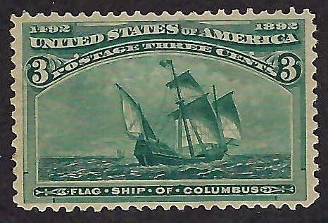 US Scott #232 Mint NH OG VF