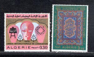 ALGERIA SC# 450-51  FVF/MNH