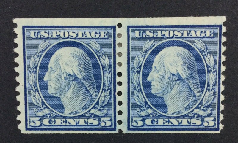 MOMEN: US STAMPS #496 PAIR MINT OG H LOT #41992