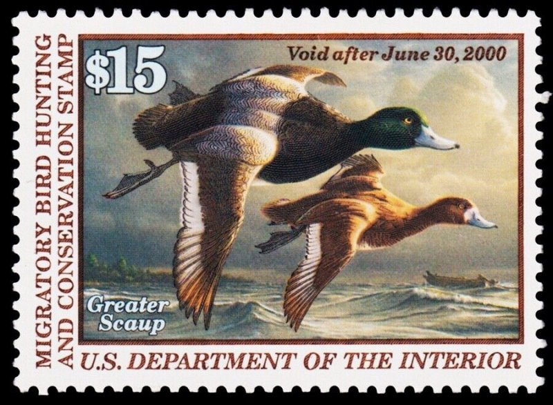 United States Hunting Permit Stamp Scott RW66 (1999) Mint NH VF, CV $40.00 C