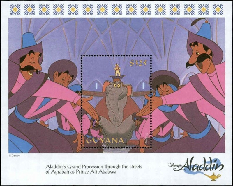 Guyana Scott #2763 Souvenir Sheet Mint Never Hinged  Disney