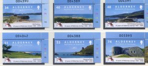 Alderney 2008 Anniversary Set SGA342/A347 Unmounted Mint