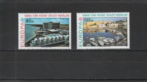 Turkish Republic of Northern Cyprus  Scott#  41-42  MNH  (1977 Europa)