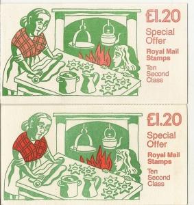 GB 1986 Christmas FX9A/B Both Selvedges Cat£25 (2)