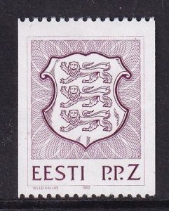 Estonia  #227  MNH  1992  National Arms  ''Z''  Red lilac